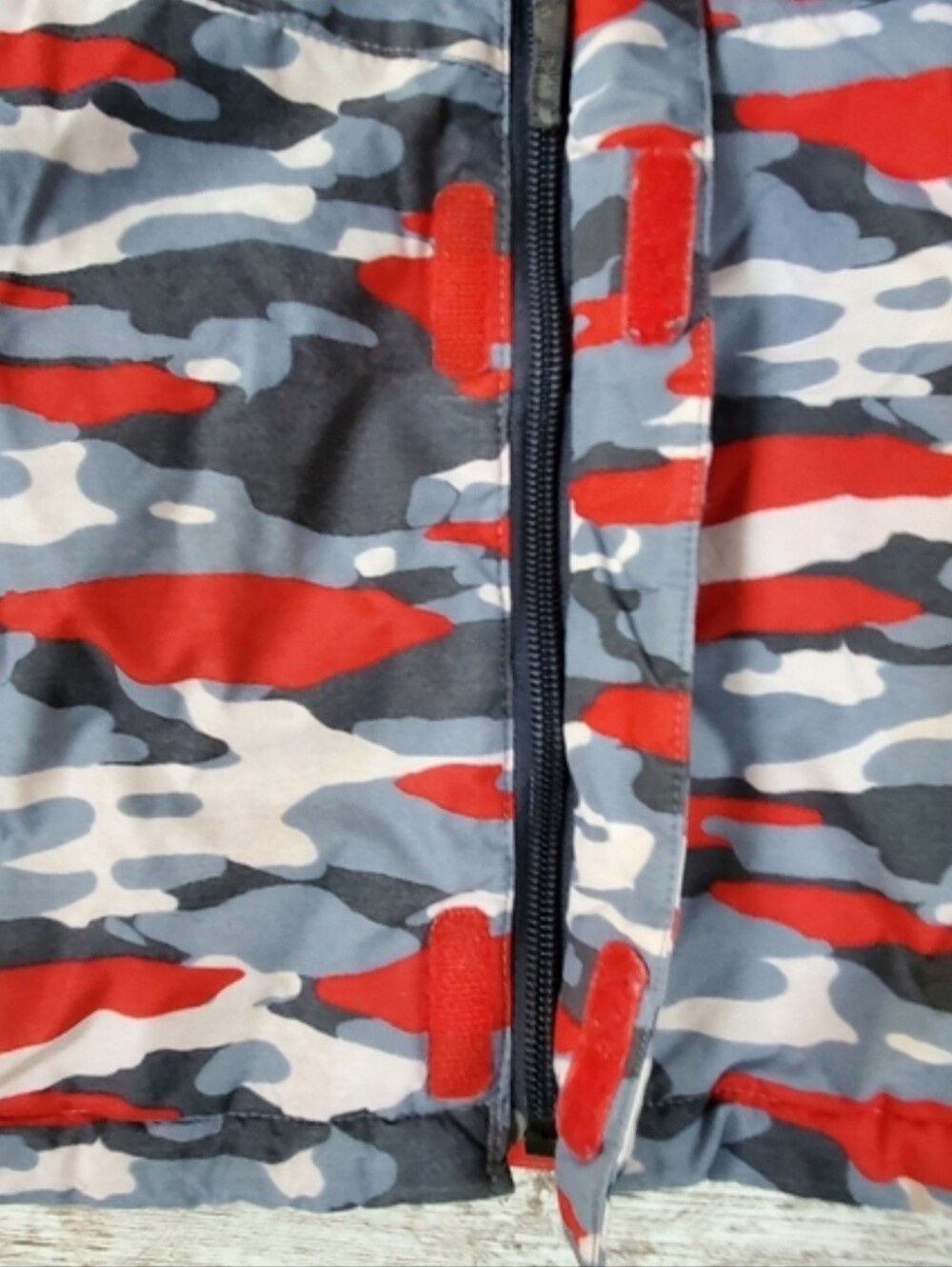 Columbia Outgrown Toddler Unisex Red Blue Camo Ski Snow Winter Jacket - Picture 8 of 12